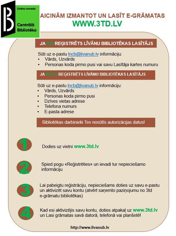 Instrukcija piekļuvei E-grāmatām