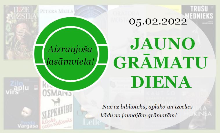 Jauno grāmatu diena 5.februārī!