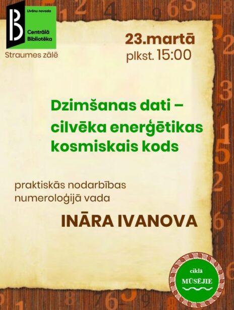 Līvānu novada Centrālā bibliotēka aicina
