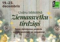 Ziemassvētku tirdziņš Līvānu bibliotēkā