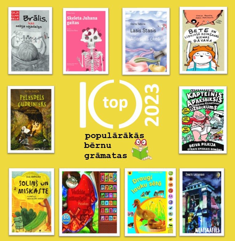 Bērnu grāmatas top-10