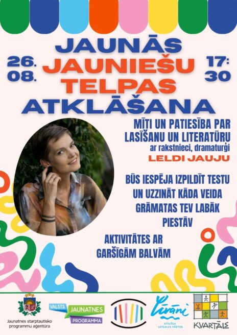 JAUNIEŠU TELPAS ATKLĀŠANA!