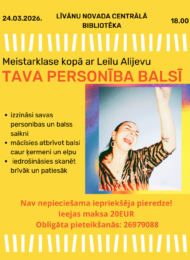 Meistarklase “TAVA PERSONĪBA BALSĪ”