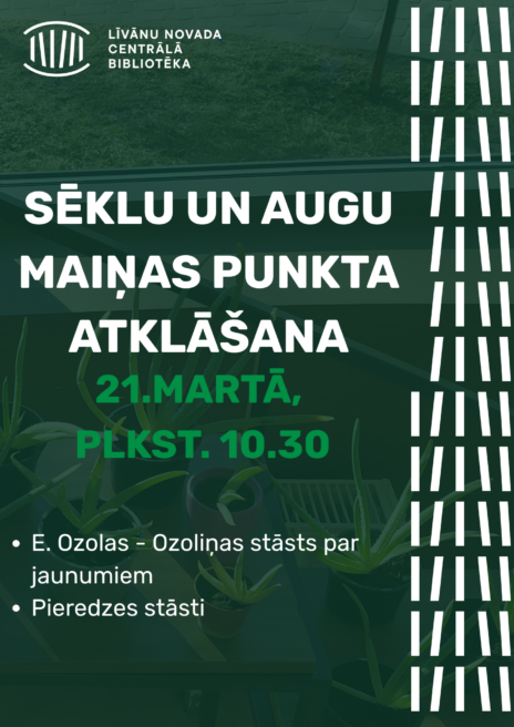 Sēklu un augu maiņas punkta atklāšana