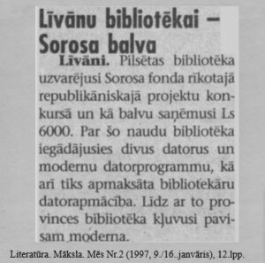Bibliotēku nedēļa 2026