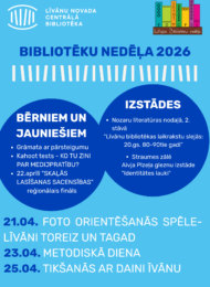 Bibliotēku nedēļa 2026