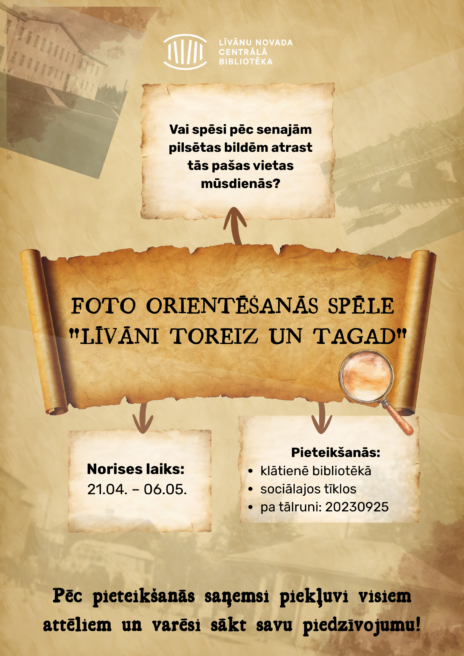 FOTO ORIENTĒŠANĀS SPĒLE LĪVĀNOS