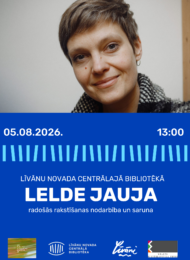Lelde Jauja bibliotēkā!