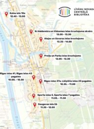 Mobilā busa pieturvietas 14.augustā