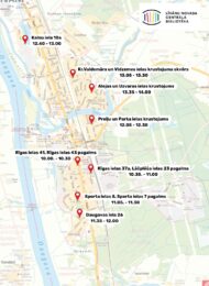 Mobilā busa pietruvietas un laiki 28. augustā