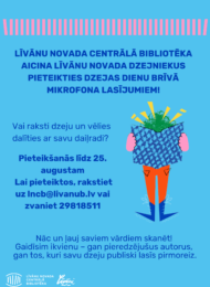 Aicinājums Līvānu novada dzejniekiem!